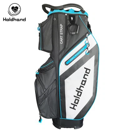 Kohandatud golfikäru kott must/sinine